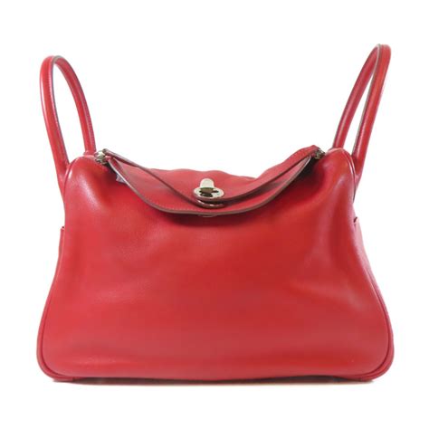 HERMES Swift Lindy 30 Rouge Casaque 